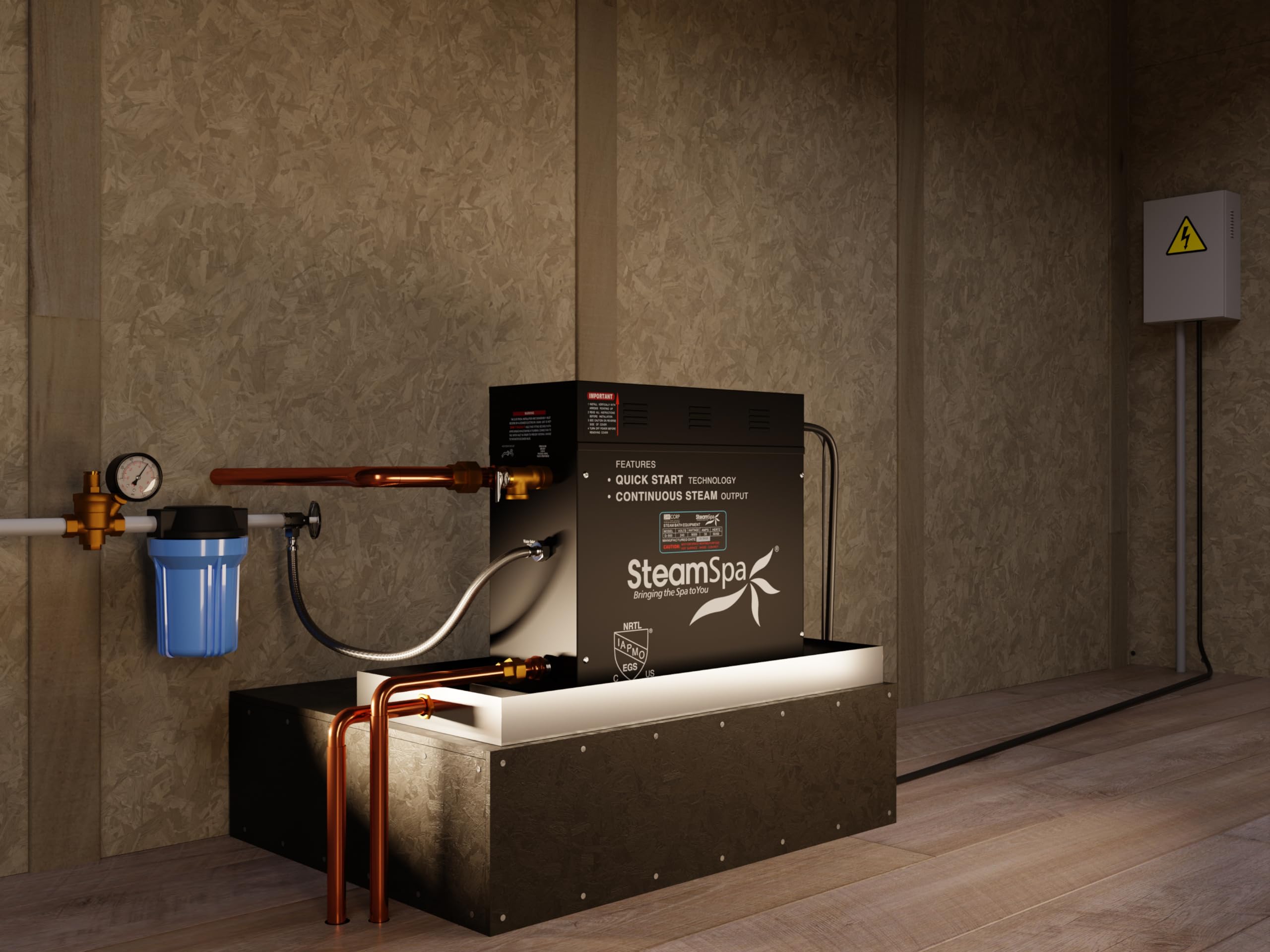 SteamSpa Universal Steam Bath Generator Drainage Pan - Amazon.com